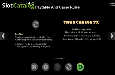 Скрин6. True Casino 7x слот