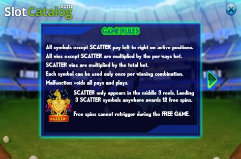 Скрин6. Baseball Fever (KA Gaming) слот