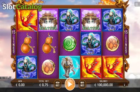 Скрин2. Holy Beasts слот