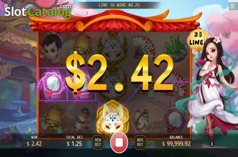 Скрин3. Legend of Fox Spirit слот