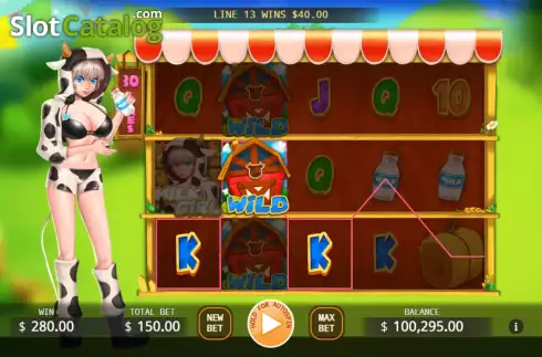 Скрин4. Milk Girl слот