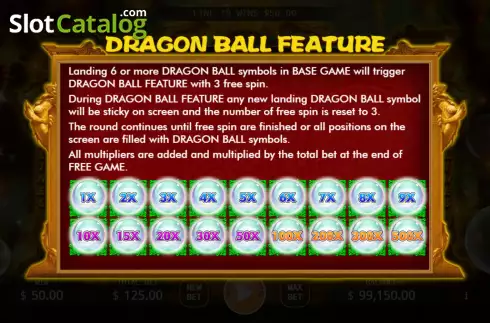 Скрин6. King of Dragon слот