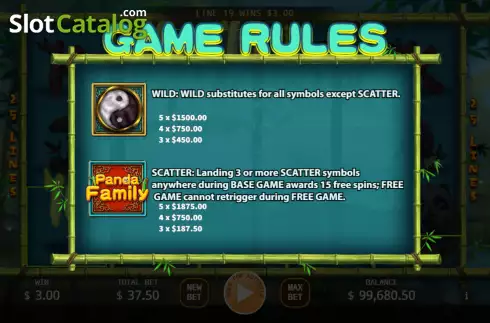 Скрин5. Panda Family (KA Gaming) слот