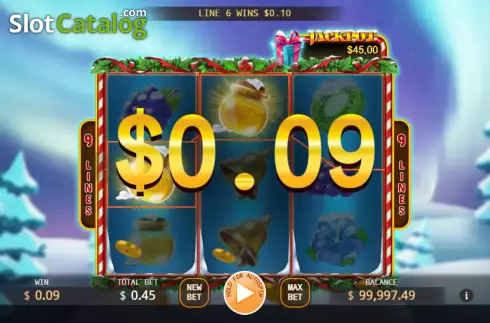Скрин4. Santa Bumble Bee слот