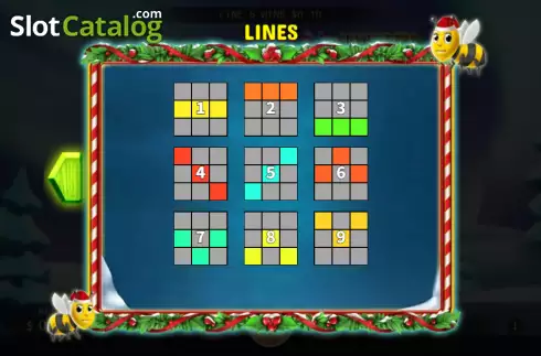 Скрин7. Santa Bumble Bee слот