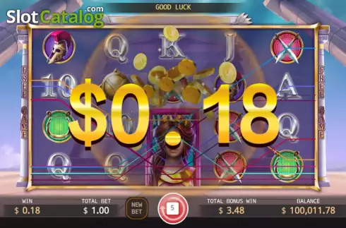 Скрин8. Legend of Athena (KA Gaming) слот