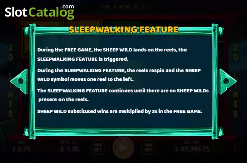 Скрин6. Sleepwalking Sheep слот