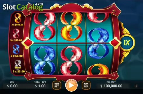 Скрин2. Treasure Carp слот