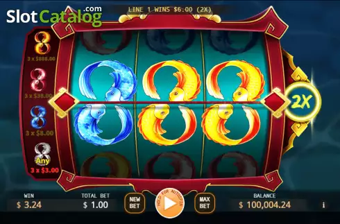Скрин4. Treasure Carp слот