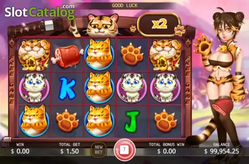 Скрин6. Tiger Girl слот