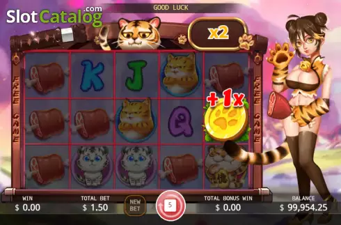 Скрин7. Tiger Girl слот