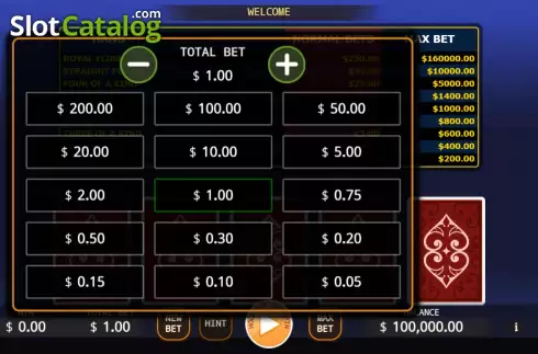 Скрин2. Lucky Video Poker слот