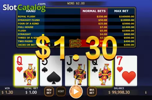 Скрин6. Lucky Video Poker слот