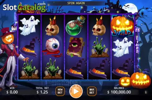 Скрин2. Evil Pumpkin слот
