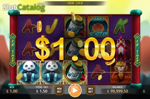 Скрин3. Animal Dojo слот