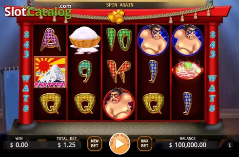 Скрин2. Sumo (KA Gaming) слот