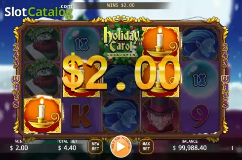 Скрин3. Holiday Carol Lock 2 Spin слот