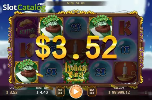 Скрин4. Holiday Carol Lock 2 Spin слот