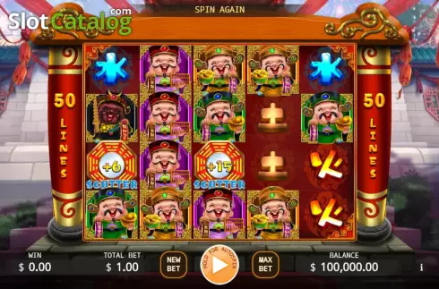 Скрин2. Five Fortune Gods слот