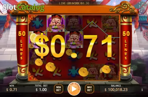 Скрин3. Five Fortune Gods слот
