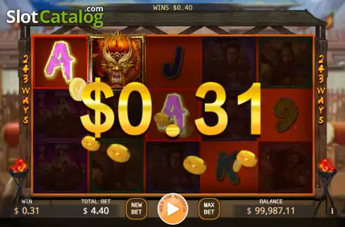 Скрин3. 5 Heroes слот