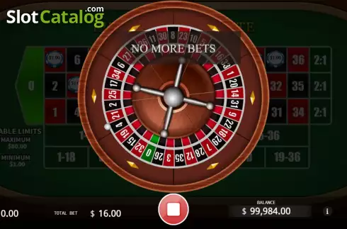 Скрин4. European Roulette (KA Gaming) слот