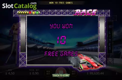 Скрин6. Lady Racer слот
