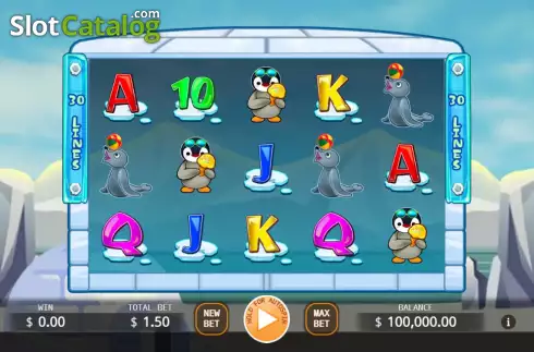 Скрин2. Penguin Family слот