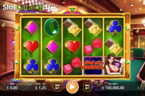 Скрин2. God of Gamblers (KA Gaming) слот