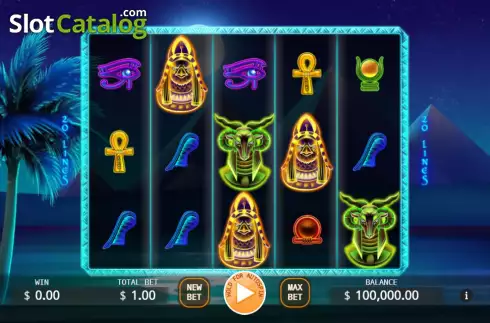 Скрин2. Night on the Nile слот