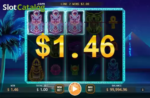 Скрин4. Night on the Nile слот
