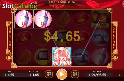 Скрин4. Double Happiness (KA Gaming) слот