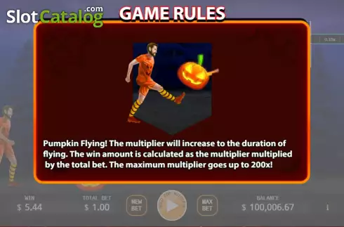 Скрин4. Kick Pumpkin слот