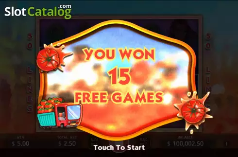 Скрин5. La Tomatina (KA Gaming) слот