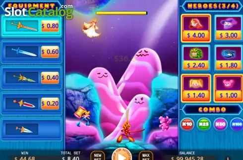 Скрин3. Tap Heroes слот