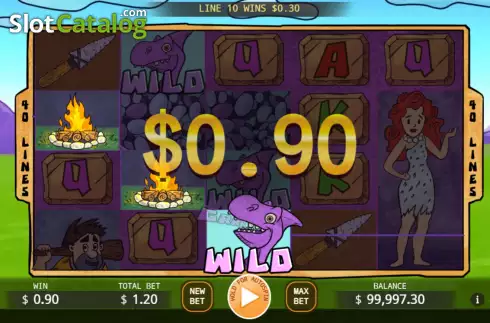 Скрин3. Stone Age (KA Gaming) слот