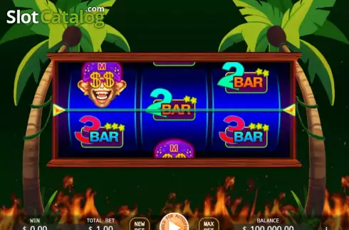 Скрин2. Flaming Monkey Classic слот