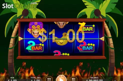 Скрин3. Flaming Monkey Classic слот