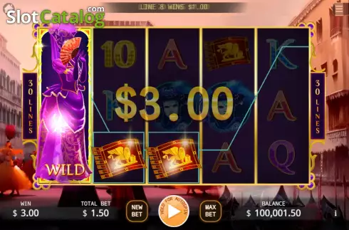 Скрин3. Carnival of Venice (KA Gaming) слот