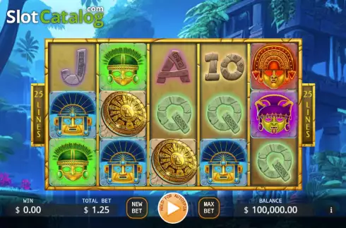 Скрин2. Inca Lost Treasure слот