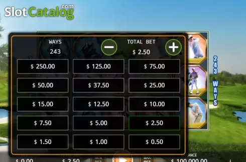 Скрин2. Hole In One (KA Gaming) слот