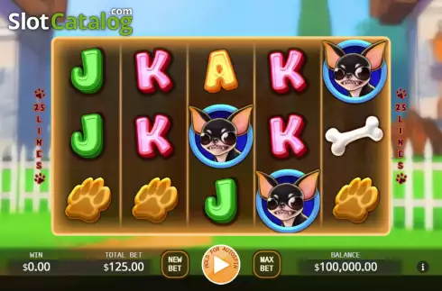 Скрин2. Chihuahua Party слот