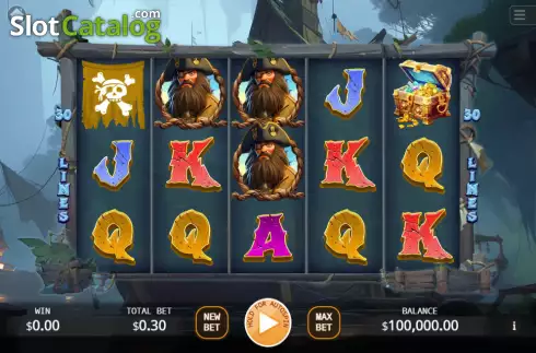 Скрин2. Pirate's Treasure Quest слот