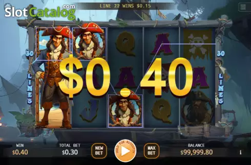 Скрин3. Pirate's Treasure Quest слот