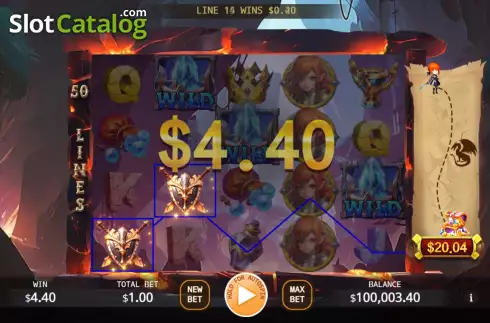 Скрин3. Dragon's Hoard (KA Gaming) слот