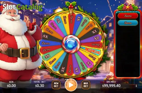 Скрин2. Christmas Wheel слот