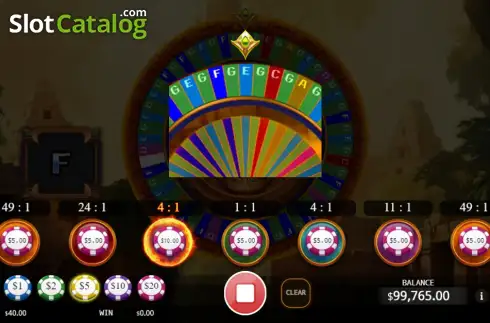 Скрин3. Golden Wheel (KA Gaming) слот