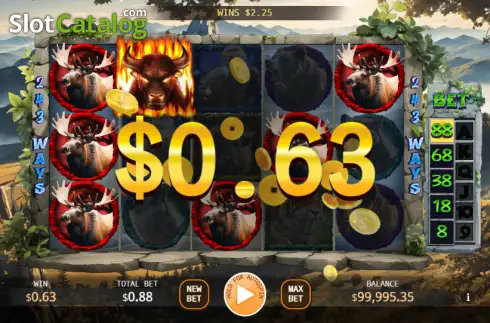 Скрин3. Blazing Buffalo слот