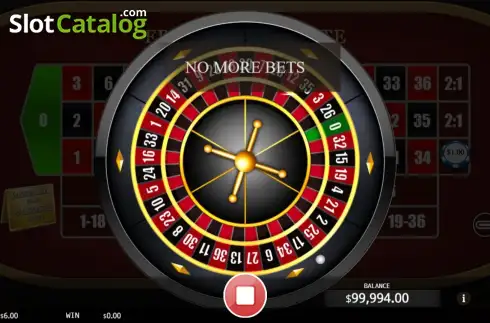 Скрин2. French Roulette (KA Gaming) слот