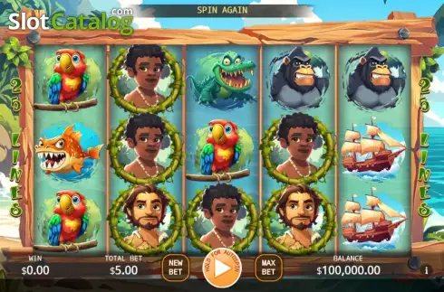 Скрин2. Desert Island Adventure Lock 2 Spin слот